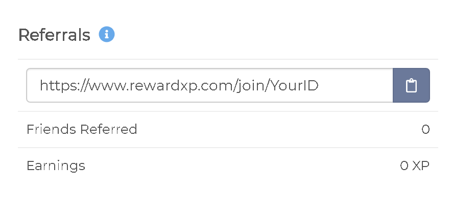 Referral stats dashboard